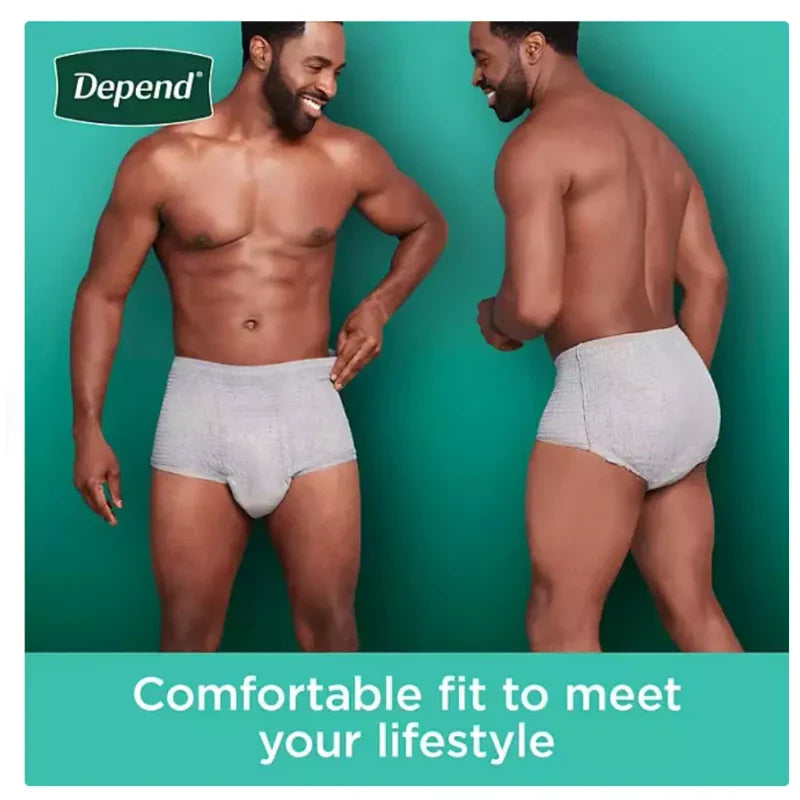Depend Protection Plus Ultimate Underwear for Men LARGE 84 Count