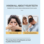 NASHUDA SP-8 [Triple Whitening]Probiotic Whitening Toothpaste, Oral Health Management,Enhanced Formula Balances Toothpaste Coffee Daily - Specification: 3PC
