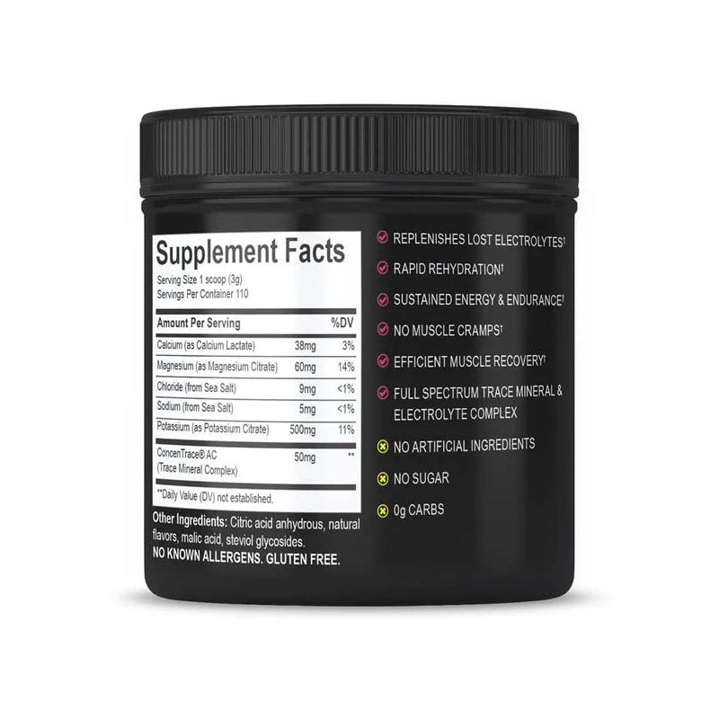 Nutriana Keto Electrolytes Powder No Sugar - Zero Carb & Zero Calorie Electrolyte Drink Mix - Sugar Free Electrolytes for Hydration Powder - Fasting Electrolytes Raspberry Lemonade Flavor