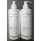 Terra Green 2 Bottles Terra Green HAND & BODY WASH Enriched With White Tea 12.8oz - Wyndham