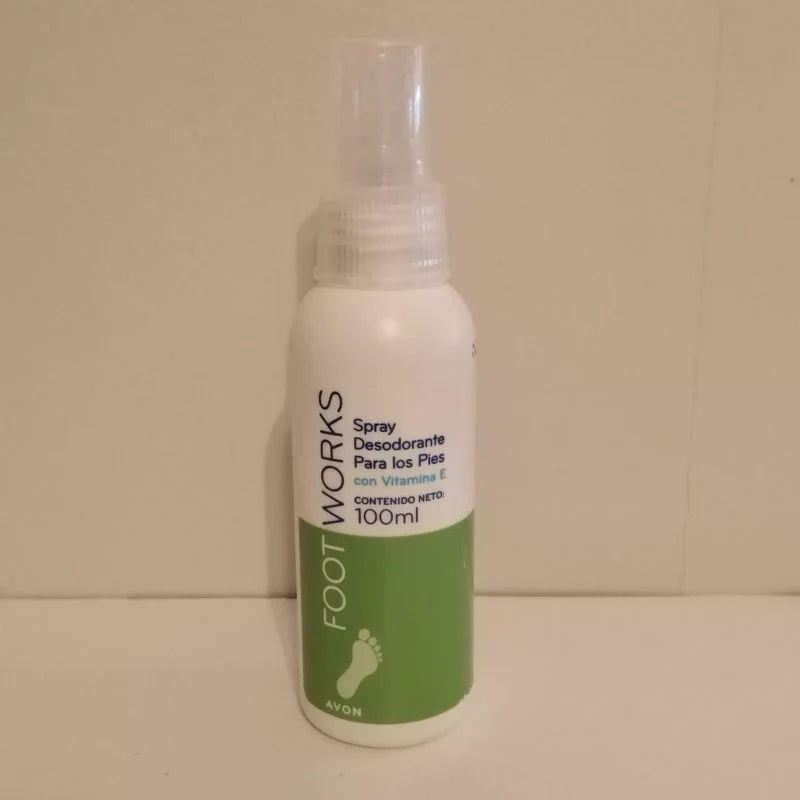 Avon 2 PACK Avon Foot Works Deodorising Foot And Shoe Spray With Vitamin E 6.7oz