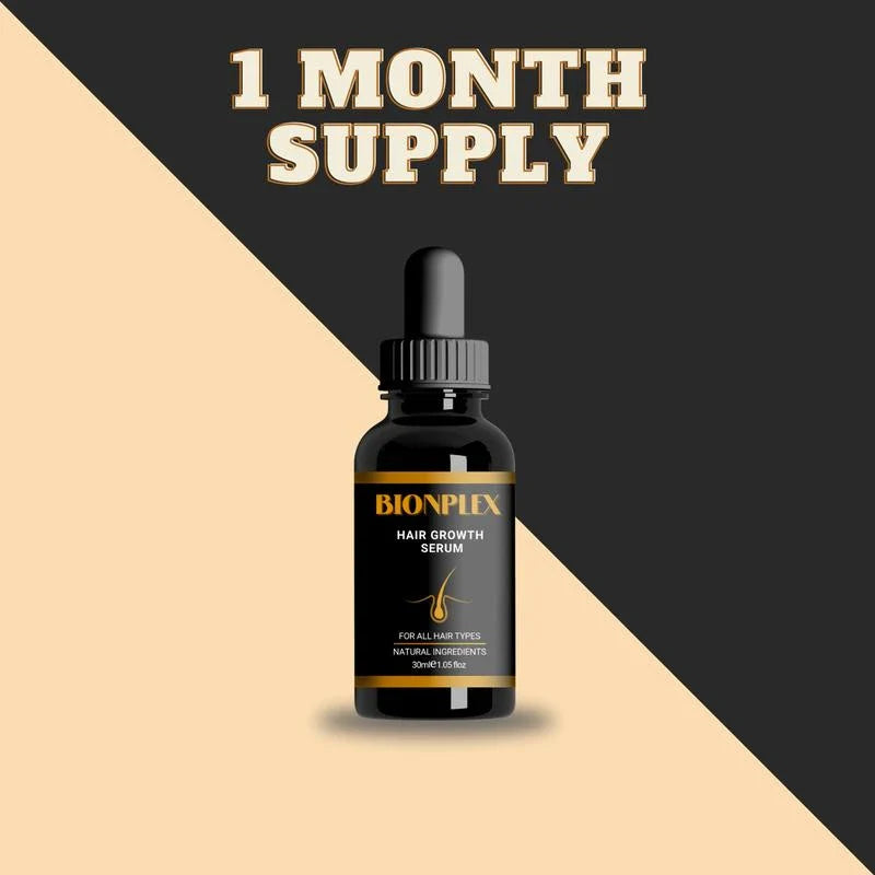 BIONPLEX 100% Organic Hair Growth Serum For Thinning Hair Loss - More Bottles:: 1 Pics