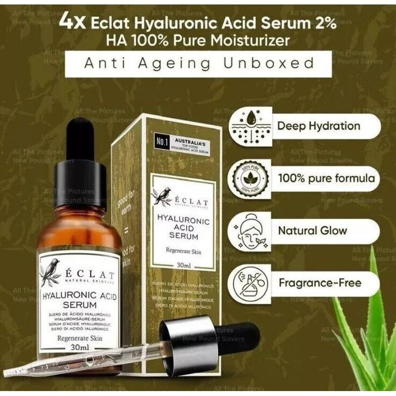 ECLAT Hyaluronic Acid Serum for Face. Regenerating & Rejuvenating            239