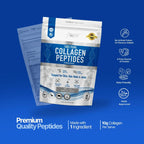 The Intelligent Health Hydrolysed Collagen Powder (Bovine) - High Protein Grass Fed Unflavoured Peptides - Collagen Supplements for Women | Gluten Free, Paleo & Keto Friendly (450G)