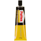 Pattex Kraftkleber Transparent, Klebstoff mit hoher Haftkraft und Wärmefestigkeit, starker & glasklarer Kleber, Transparent, 1 x 125g Tube