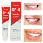 NASHUDA SP-8 [Triple Whitening] Probiotic Whitening Toothpaste, Free of Fluoride,Hydroxyapatite, Anti plaque,  Whitening Toothpaste Flavored Teeth - Specification: 3pcs