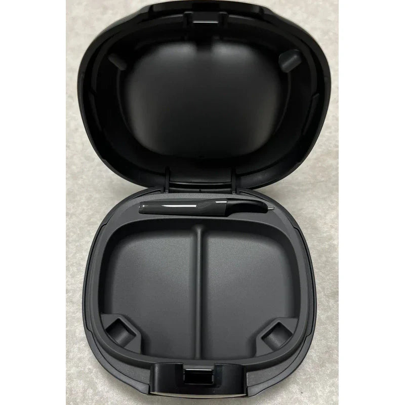 Oticon New Oticon Hearing Aid Case. Hard Plastic. With Cleaning Tool.