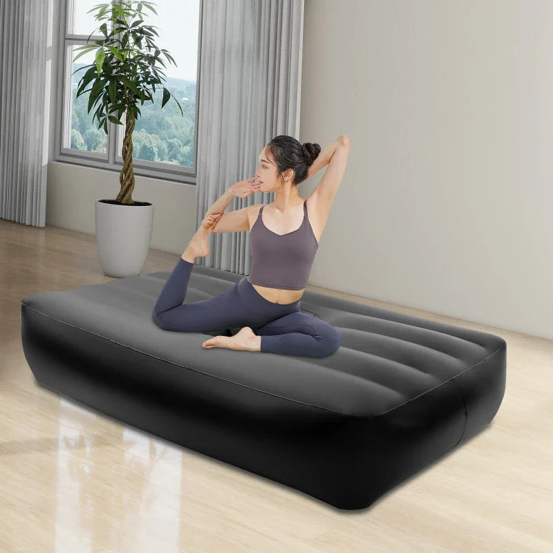 Unbranded BBL Mattress With Hole Inflatable Recovery BBL Bed Black After Surgery For Sleep