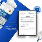The Intelligent Health Hydrolysed Collagen Powder (Bovine) - High Protein Grass Fed Unflavoured Peptides - Collagen Supplements for Women | Gluten Free, Paleo & Keto Friendly (450G)