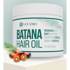 Vitamo 100% Organic Batana oil for Hair Growth, 4 fl oz.