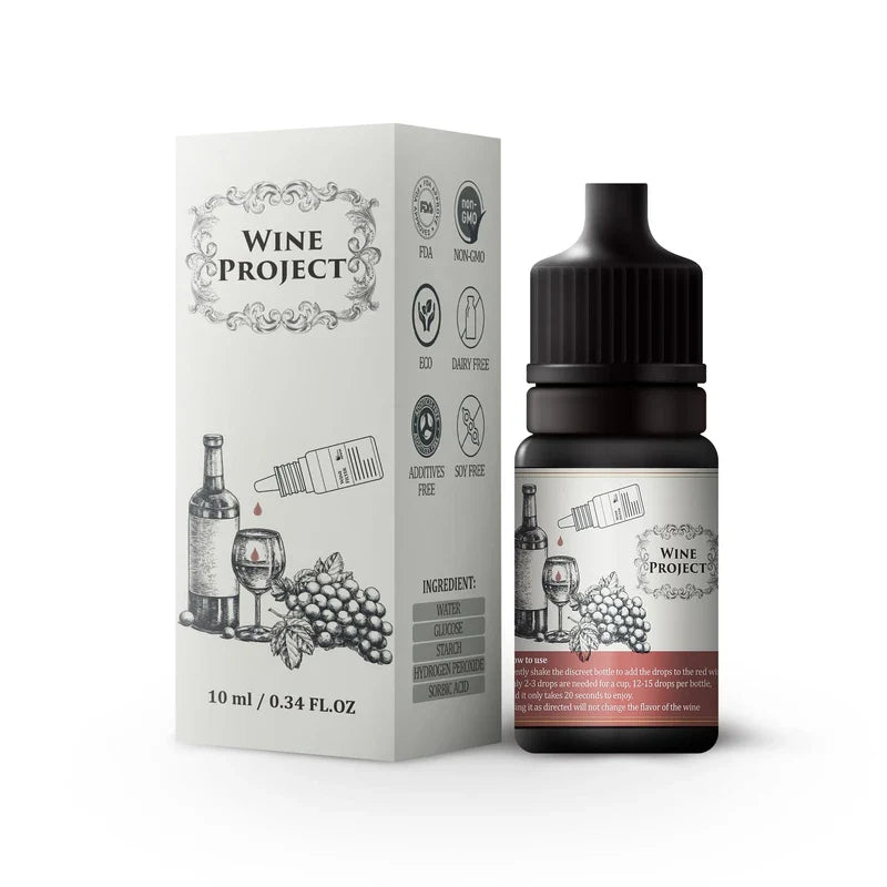 Wine Project, Remove Wine Sulfite And Histamine, Wine Headache Drops,Stay Away From Headaches And Allergies