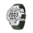 Pedometer Watch, Fashion Watch, Waterproof Watch, Large Digital Display, Simple Pedometer for Men and Seniors, Accurate Pedometer (Black)
